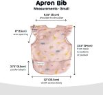 Tiny Twinkle Mess Proof Baby Bib - Waterproof Baby Apron - Machine Washable - PVC, BPA, & Phthalate Free - Great Travel Bib… - Image 5